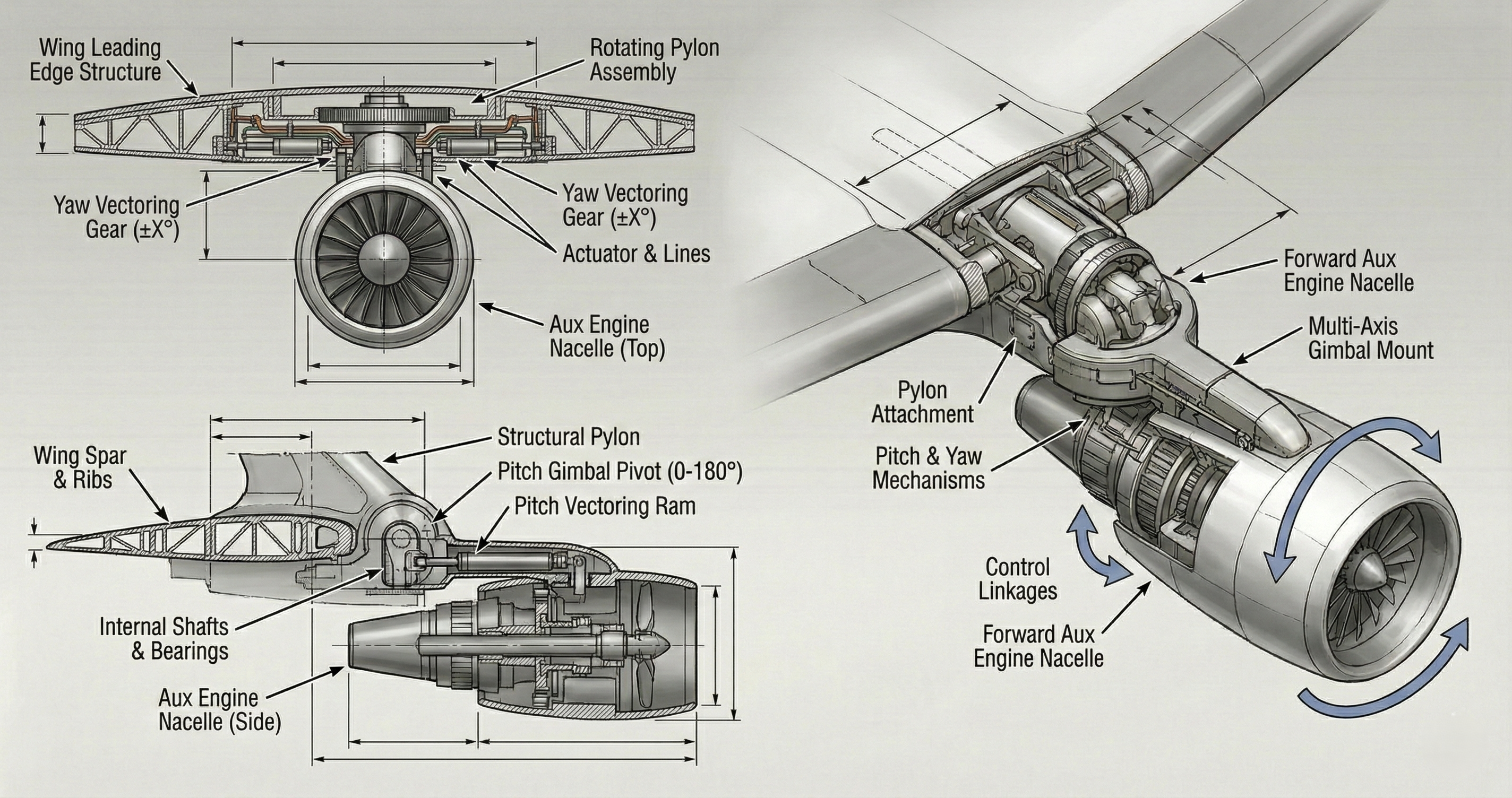 Available and required thrust versus airspeed at cruise altitude.